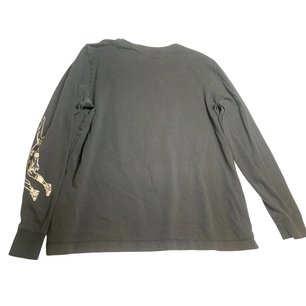 Jordan Jumpman Mens Black Long Sleeve Graphic T-Shirt XL‎ Michael Jordan Sleeve